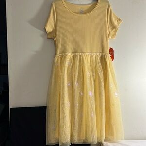 NEW Wonder Nation Girls Short Sleeve Tutu Dress, Size XXL 18 Plus